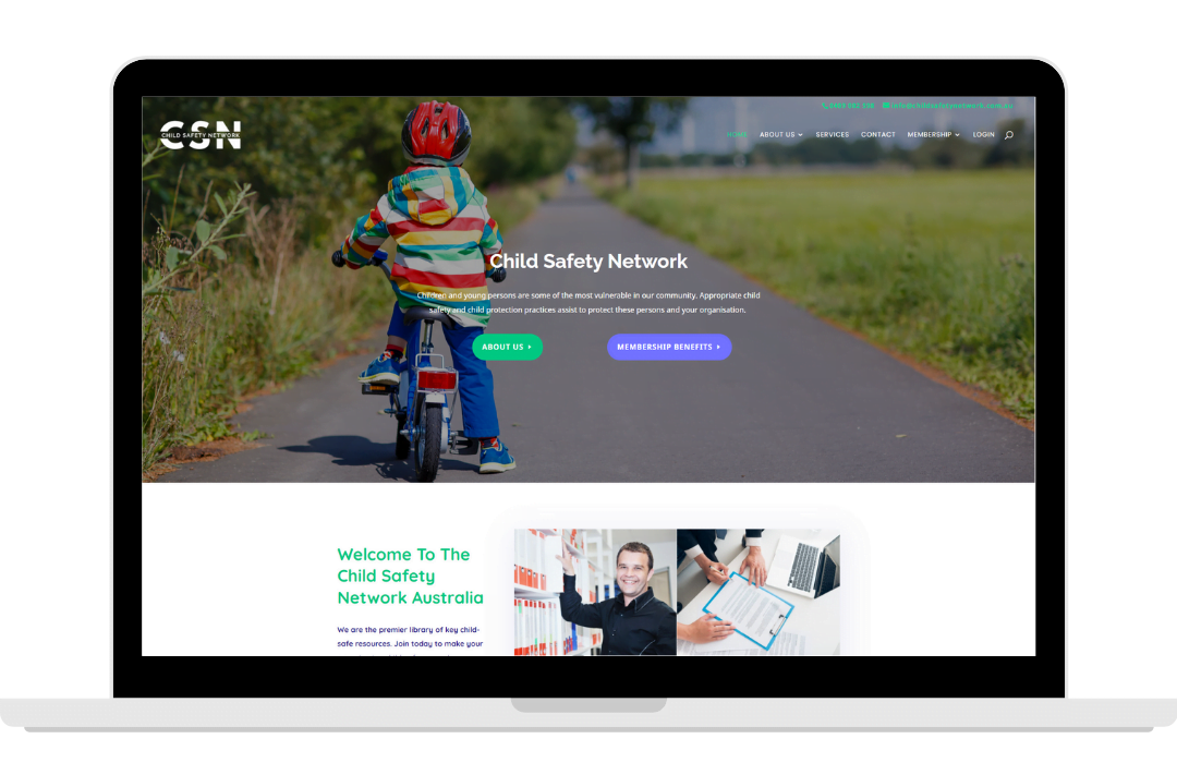 Child Safety Network - Site Design ACT Websites